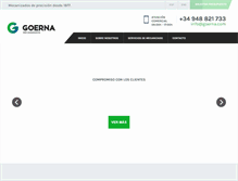Tablet Screenshot of goerna.com
